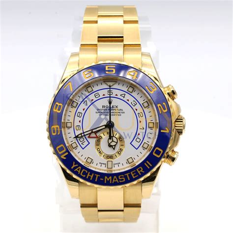 used rolex yacht master gold